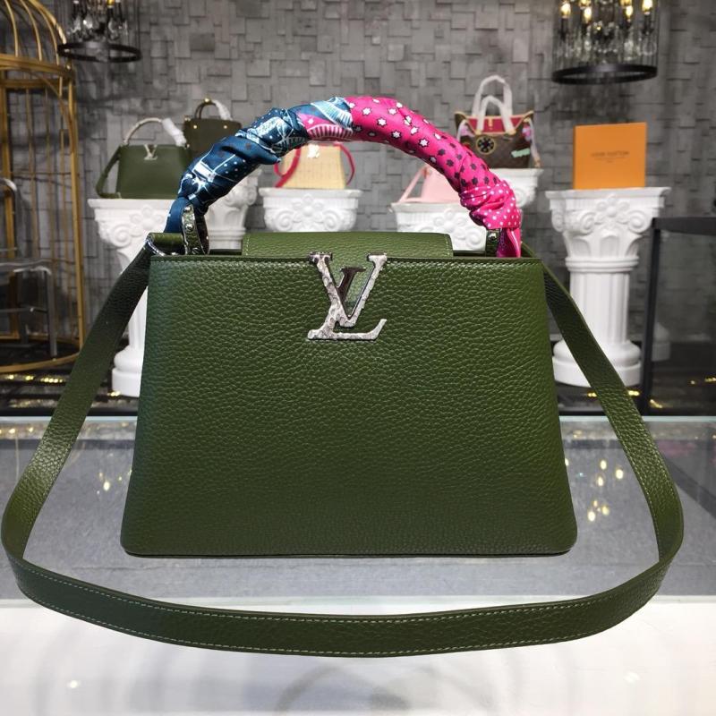 ルイヴィトン LOUISVUITTON 057-M94586G 2018年最新入荷 カプシーヌ トートバング ハンドバッグ レザー ショルダー