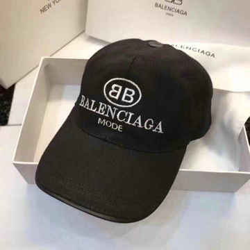 バレンシアガBALENCIAGA CT-BAM18003　2018年最新作 キャップ 帽子 黒