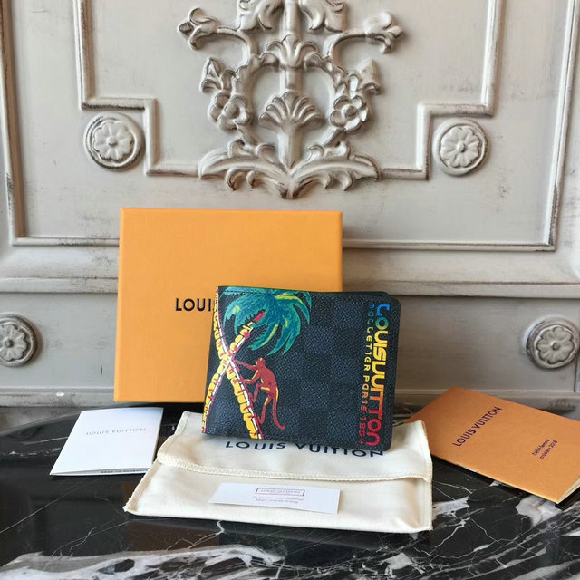 N62201-057　ルイヴィトン　2018年最新作　二つ折り短財布