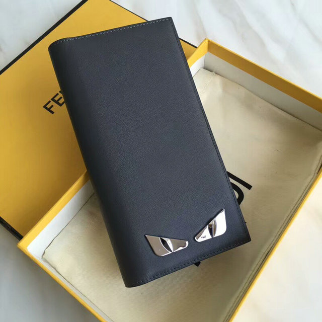 フェンディ　168-FD0189BK　2018年最新作　SELLERIA　二つ折り長財布
