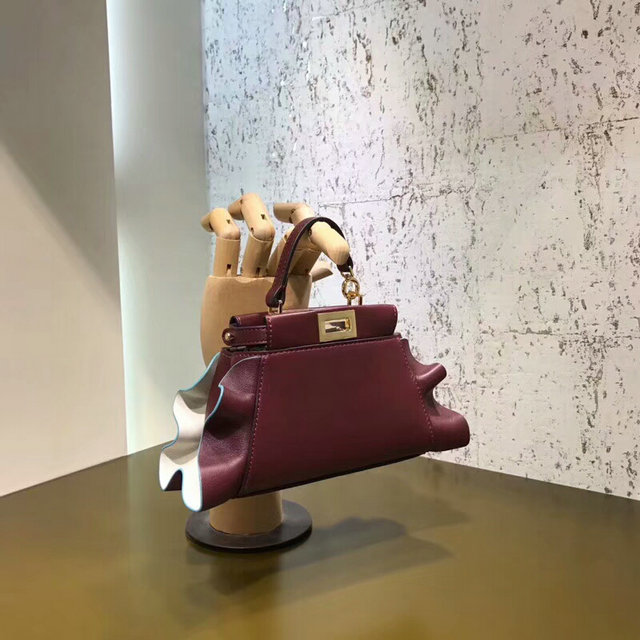 フェンディ　168-FD8773SJH　2018年最新作　MICRO BAG 　ハンドバッグ　ショルダー付き　トートバッグ