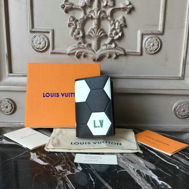 ルイヴィトン　057-M63296　2018年新品　オーガナイザードゥ ポッシュ　二つ折り短財布