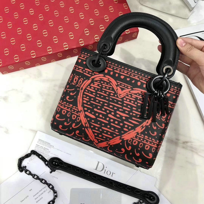 クリスチャンディオール GH-CDB18002 2018年最新作 LADY DIOR ハンドバッグ ミニ トート ショルダーバッグ