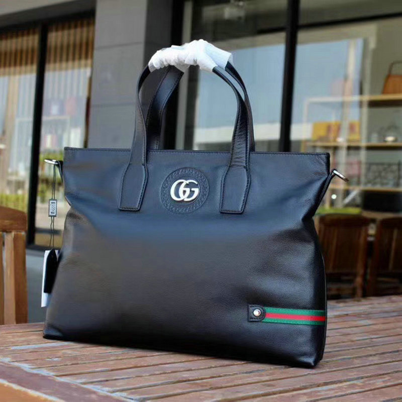 グッチ GH-GG0249H 2018年新品 ブリーフケース ビジネスバッグ メンズ ハンド ショルダー バッグ 黒