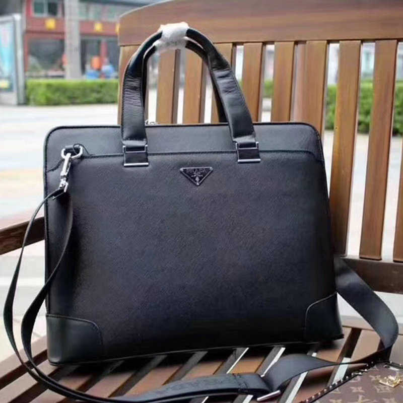 プラダ GH-PP2975 2018年新品 ブリーフケース ビジネスバッグ メンズ ハンド ショルダー バッグ