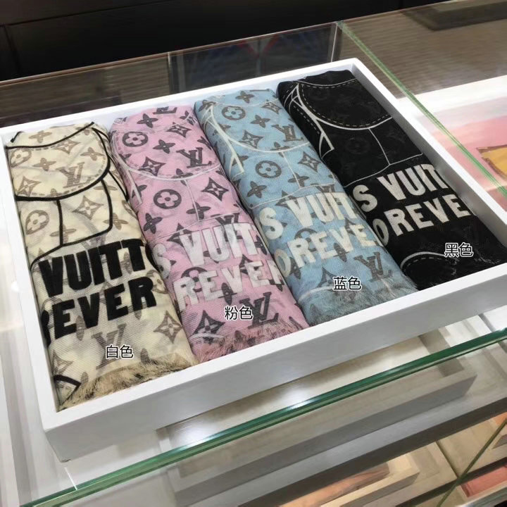 商品名称：ルイヴィトン　AN-LVM18001　2018年最新作　マフラー　ショール　カシミヤ　100x200