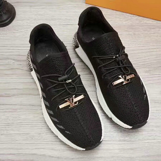 ルイヴィトン  HS-LVJ1394  2018年最新作 メンズ カジュアルシューズ スニーカー 男子 スポーツシューズ 通勤 運動靴 黒 24cm-26.5cm