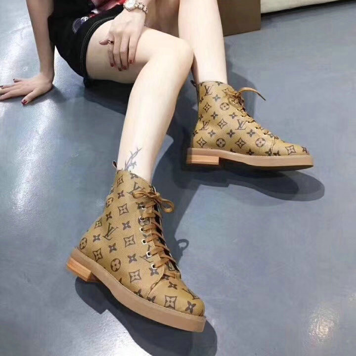 ルイヴィトン HS-LVJ1532　2018年最新作 ハイカット ブーツ レディースシューズ スニーカー 22.5cm-25.5cm