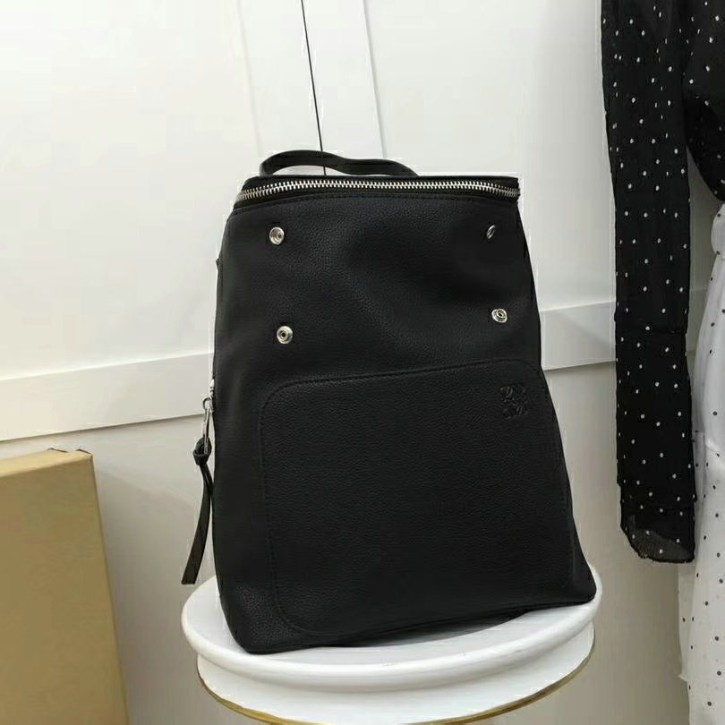 ロエベ 025-LEB18018H　2018年新品 ゴヤ スモール バックパック カーフレザーリュック リュックサック 通勤 ビジネス