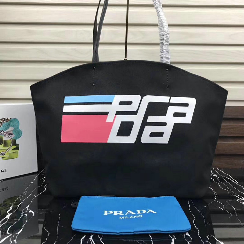 プラダ 025-PD1BG220E　2018年最新作 ハンドバッグ ショッピングバッグ トートバッグ キャンパス