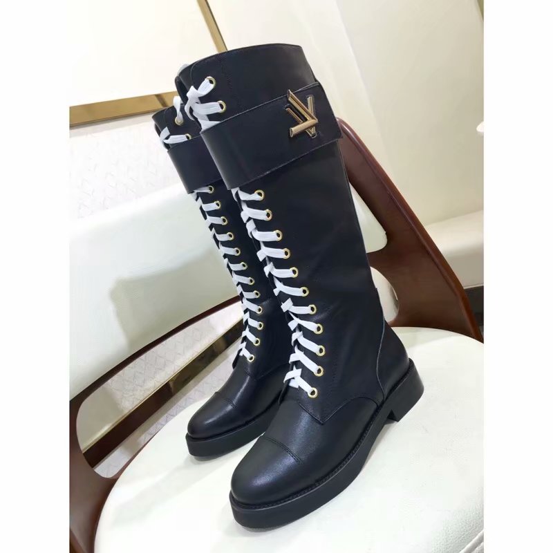 商品名称：ルイヴィトン 26-LV894　2018年秋冬最新作 ロングブーツ レディースシューズ 通勤 カジュアルシューズ レザー