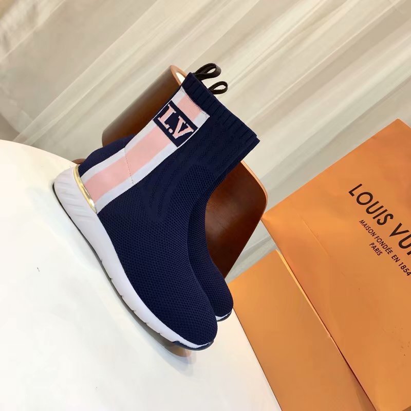 ルイヴィトン 26-LV897　2018年秋冬最新作 ショートブーツ ソックスシューズ レディースシューズ