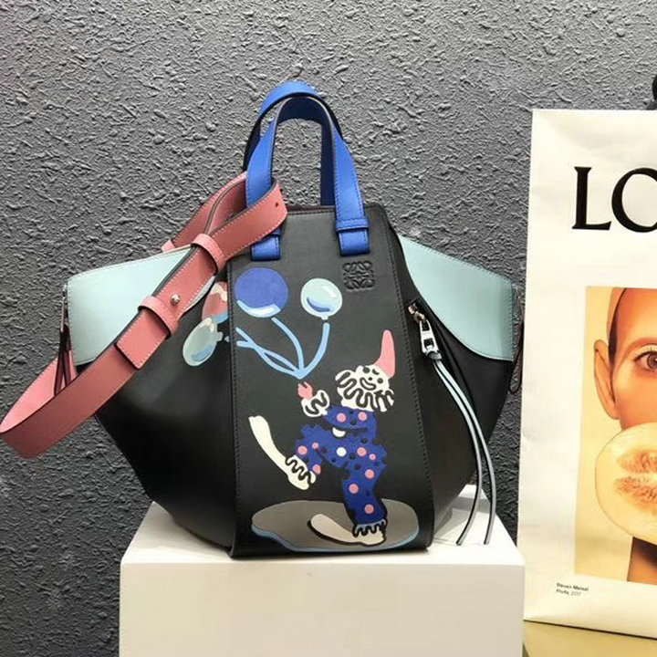 ロエベ DDB-LEB18018　2018年新品 ハンモック カーフレザー トートバッグ