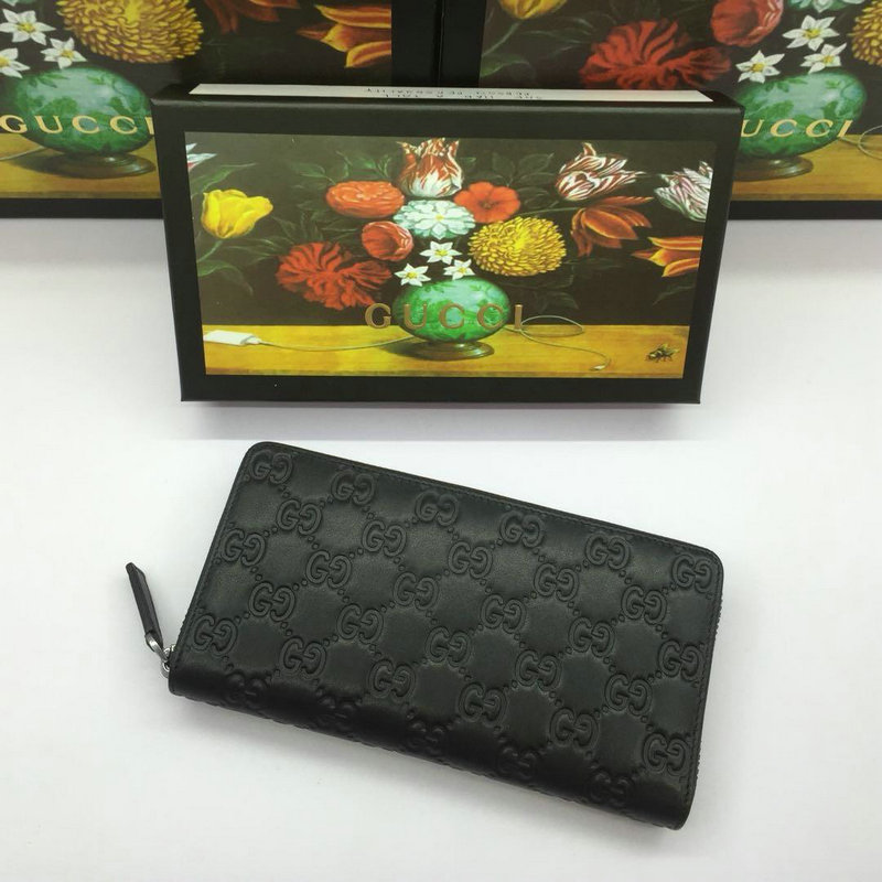グッチ GUCCI 057-GG307987 2018/2019年最新作 ジッピーウォレット ラウンドファスナー長財布 レザー 黒