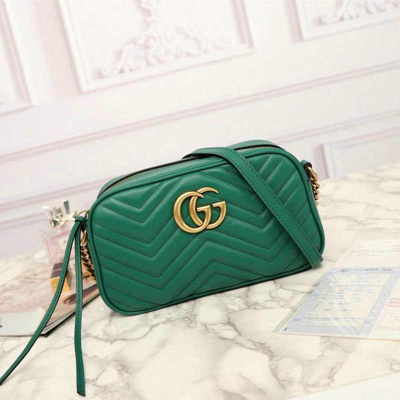グッチ GUCCI 057-GG447632P 2018/2019年最新作 GGマーモント 斜め掛け ショルダーバッグ カメラバッグ レザー