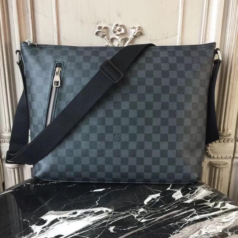 商品名称：ルイヴィトン   LOUISVUITTON  057-N41106  2018年最新入荷 ミックMM ダミエ グラフィット メンズ ショルダーバッグ 通勤 ビジネス