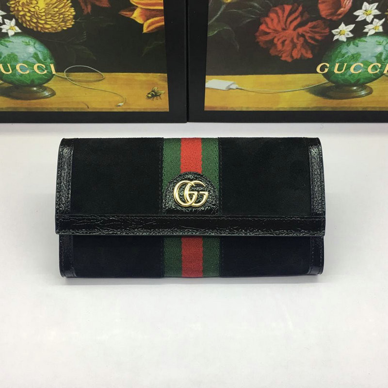 グッチ GUCCI 057-GG523153K 2018/2019年最新作 コンチネンタルウォレット 二つ折り長財布 ロングウォレット