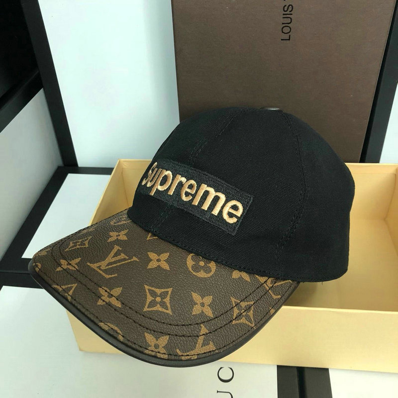 ルイヴィトン    LOUISVUITTON CT-LVM18018  2018/2019年最新作 帽子 ベースボールキャップ シュプリーム supreme 男女兼用 季節問わず