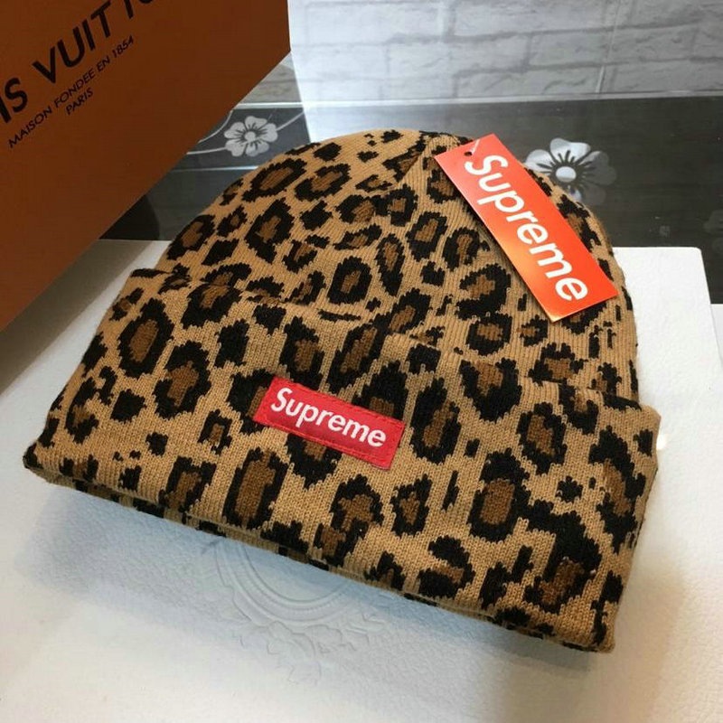 商品名称：ルイヴィトン  LOUISVUITTON  CT-LVM18021  2018/2019年最新作 帽子 supreme シュプリーム ニット ヒョウ柄 冬 防寒 超軽量