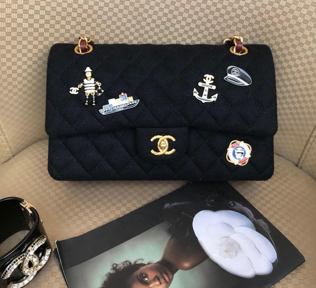 シャネル CHANEL JS-CH1112GMJ 2019年最新作 クラシック ハンドバッグ フラップ ショルダーバッグ 斜め掛け レディースかばん カシミヤ