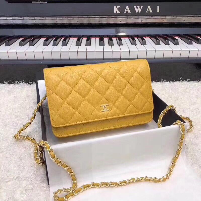 商品名称：シャネル CHANEL JS-CH33814GQJ 2019年最新入荷 クラシック チェーンウォレット 斜め掛け ショルダー レディースかばん キャビアスキン