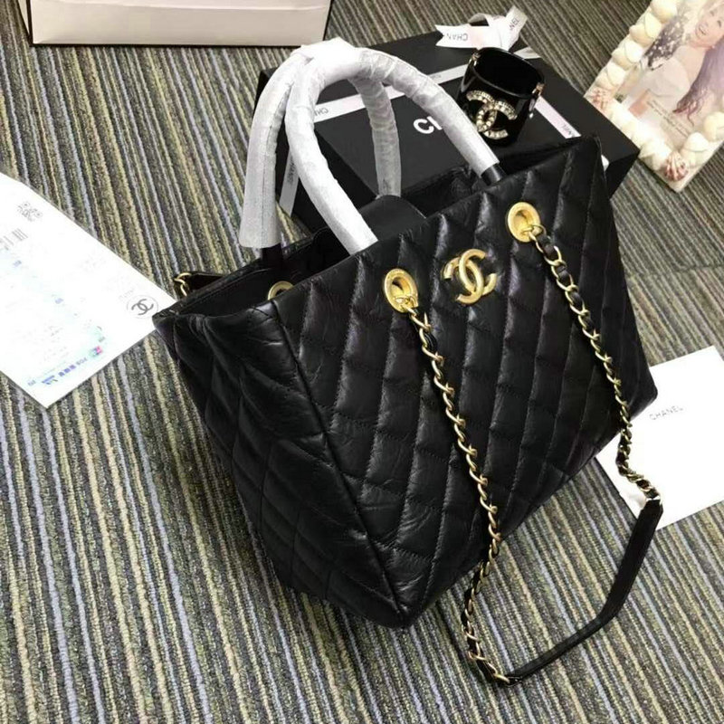 シャネル CHANEL JS-CH57974 2019年最新入荷 ラージ ショッピングバッグ ハンドバッグ 2way ショルダーバッグ カーフスキン レディース