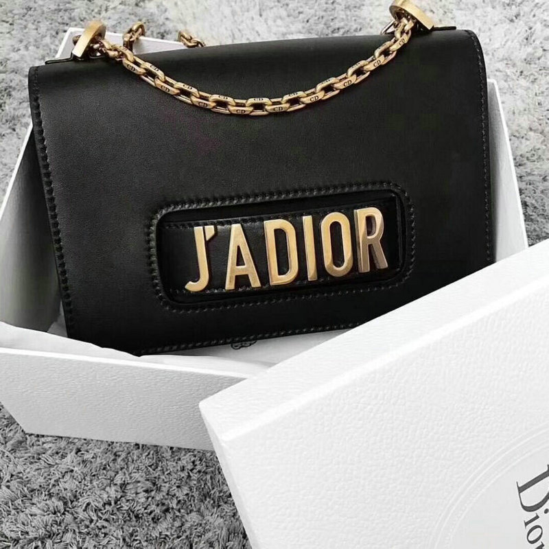 クリスチャンディオール CHRISTIAN DIOR GH-CDB18011 2018年最新作 ショルダーバッグ 斜め掛け レディースかばん カーフスキン 黒
