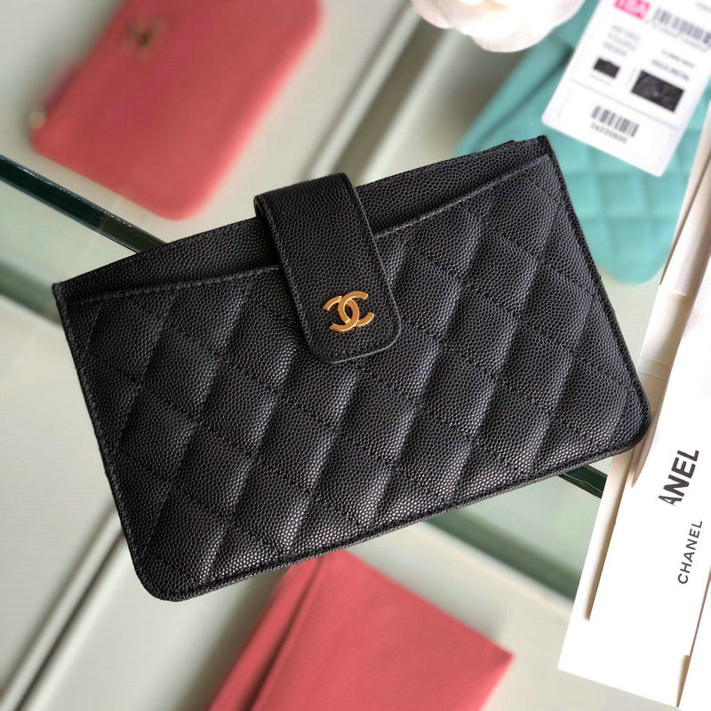 シャネル CHANEL JS-CH81902Q 2019年最新入荷 クラシック ポーチ 小銭入れ カードケース キャビアスキン