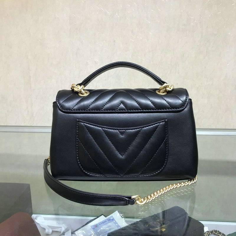 シャネル CHANEL  JS-CH91485  2019年最新入荷 トップハンドル フラップバッグ 斜め掛け ショルダーバッグ ラムスキン レディース 黒