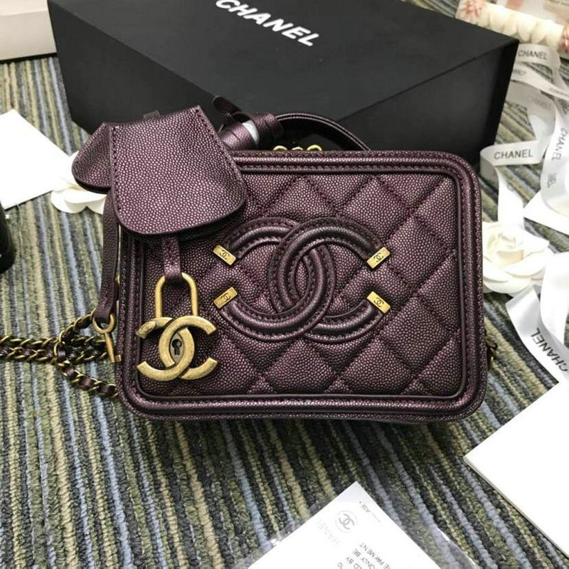 商品名称：シャネル  CHANEL  JS-CH93342 2019年最新入荷 ヴァニティー ケース ショルダーバッグ 化粧バッグ キャビアスキン