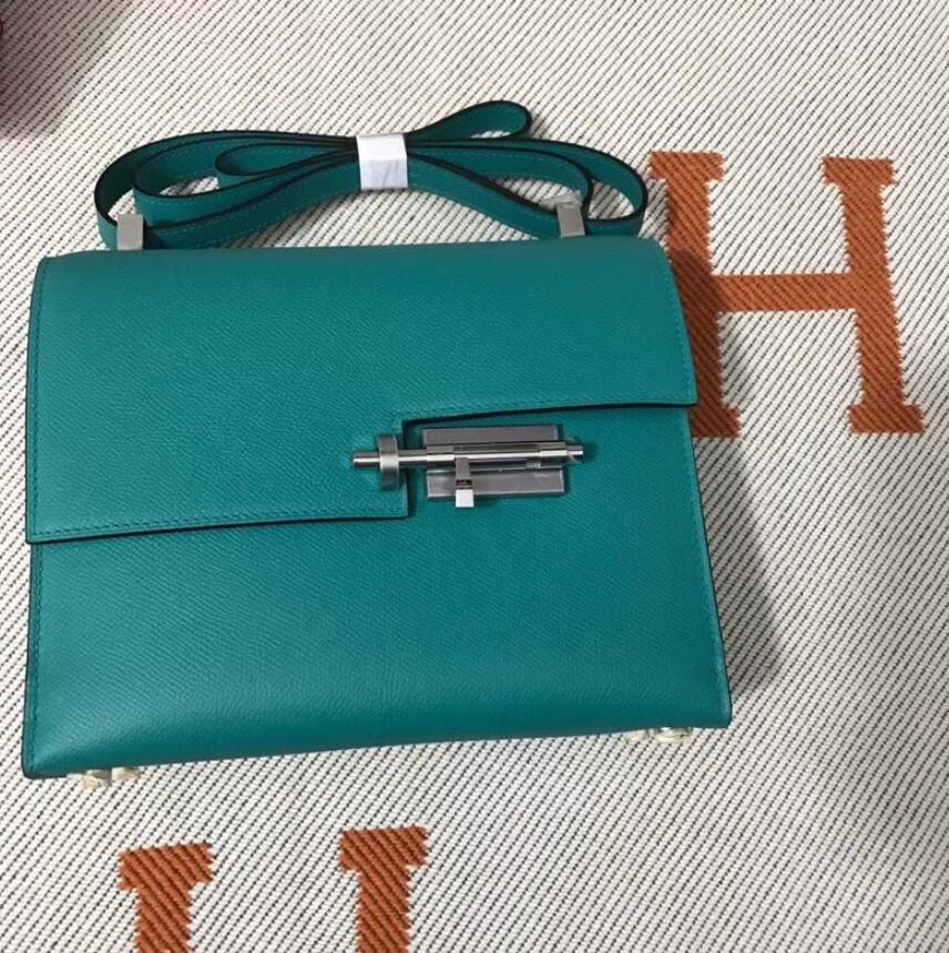 エルメス HERMES Verrou   063-HEB19001G  ヴェルー 斜め掛け ショルダーバッグ レディース ヴォーエプソン グリーン