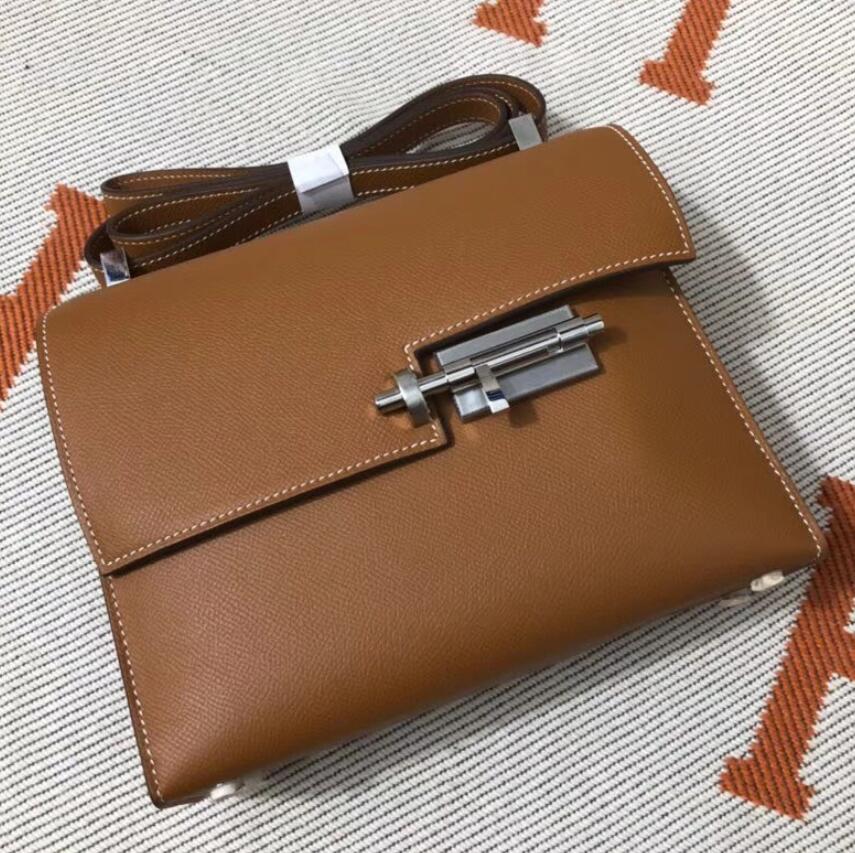 エルメス HERMES Verrou   HERMES 063-HEB19001T  ヴェルー 斜め掛け ショルダーバッグ レディース ヴォーエプソン 赤
