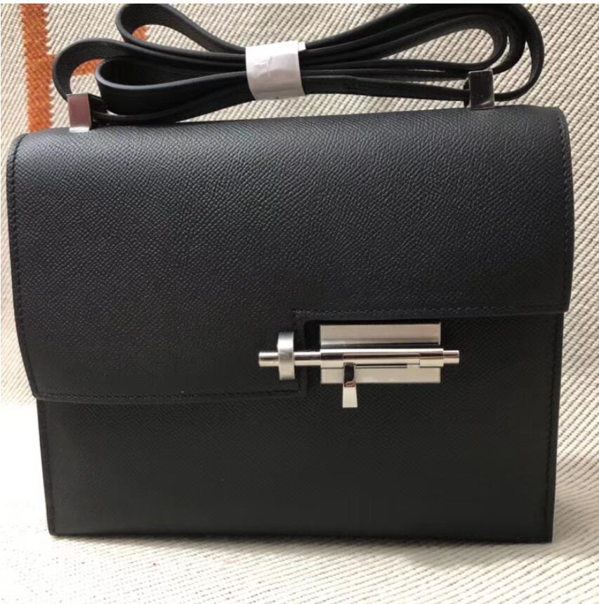 エルメス HERMES Verrou  063-HEB19001K  ヴェルー 斜め掛け ショルダーバッグ レディース ヴォーエプソン 黒