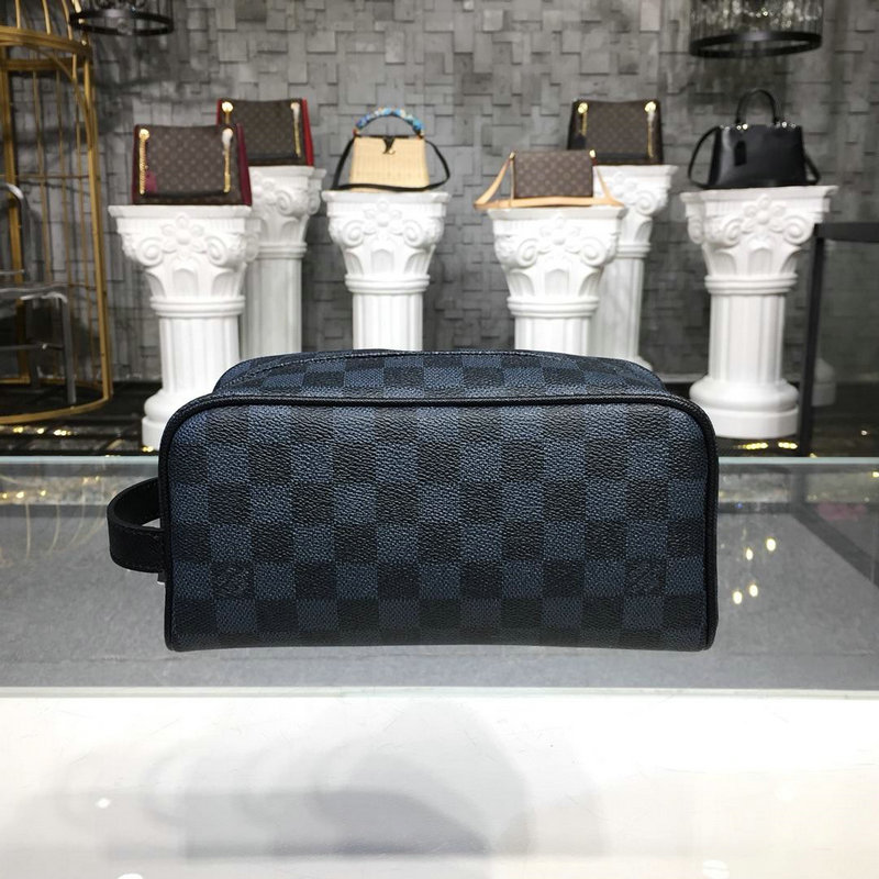 商品名称：ルイヴィトン    LOUISVUITTON  057-N50000 2018年最新入荷 ウォッシングバッグ セガントバッグ ダミエグラフィット クラッチバッグ メンズ