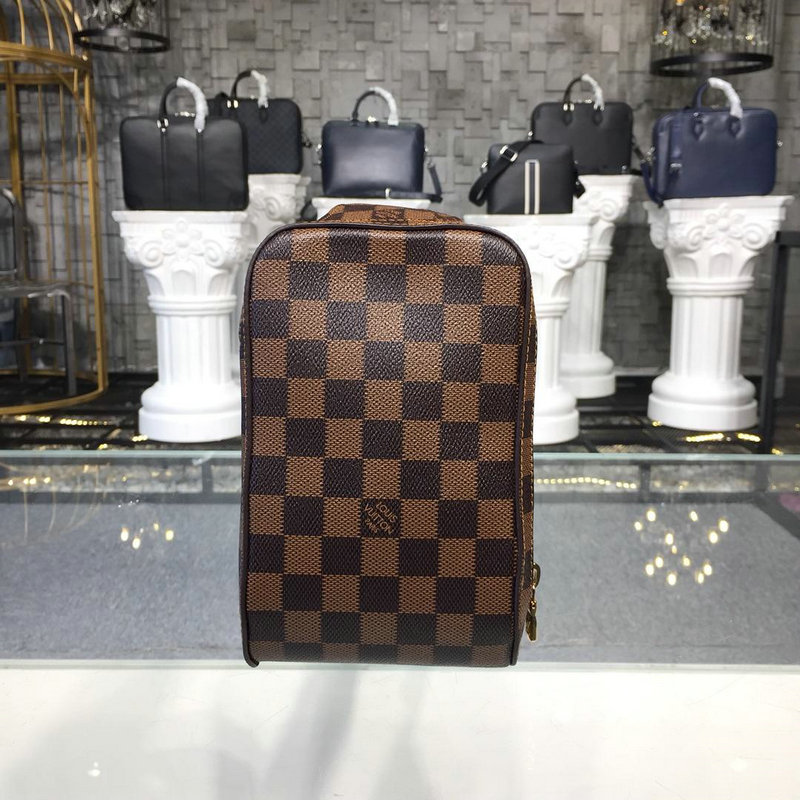 ルイヴィトン   LOUISVUITTON  057-N51994 2018年最新入荷 ジェロニモス ウェストバッグ ダミエ エベヌ チェストバッグ ボディバッグ 男女兼用