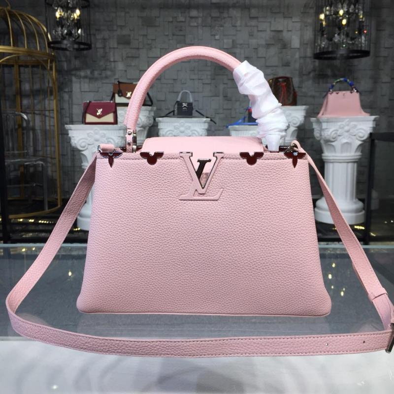 商品名称：ルイヴィトン LOUISVUITTON 057-M51783F 2018年最新入荷 カプシーヌ BB トートバング ハンドバッグ レザー ショルダー