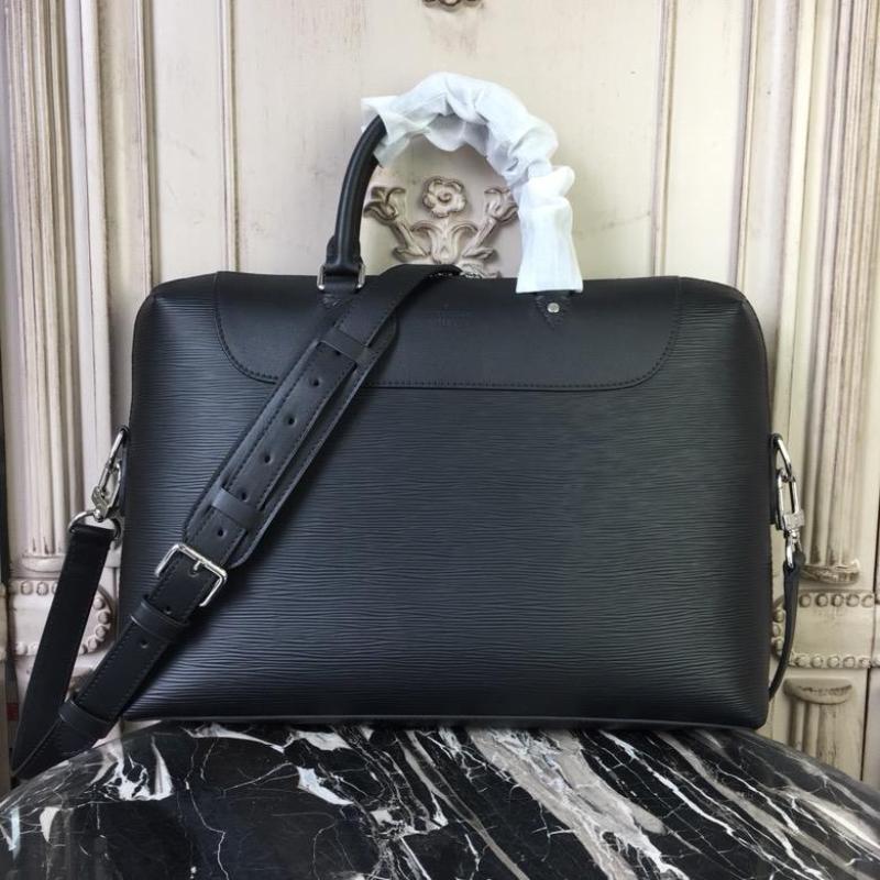 ルイヴィトン LOUISVUITTON 057-M50163 2018年最新入荷 ブリーフケース メンズ ビジネスバッグ トートバッグ ハンドバッグ ショルダー エピ 黒