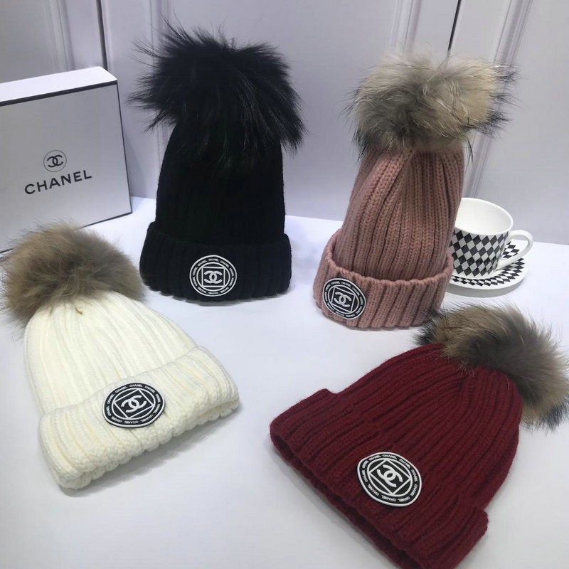 シャネル CHANEL CT-CHM18023 2018/2019年最新作 帽子 ファー ウール キャップ 冬 防寒