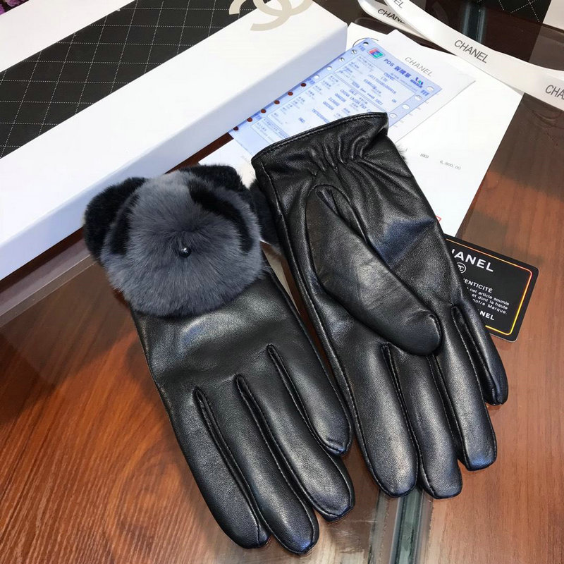 シャネル CHANEL CT-CHM18029 2018/2019年最新作 手袋 グローブ 本革 黒
