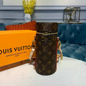 商品名称：ルイヴィトン LOUISVUITTON  057-GI0398C 2019年最新入荷 ポルト ブテイユ ボールケース モノグラムエクリプス ショルダーつき ソーダボールケース