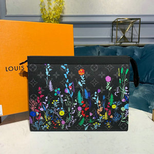 ルイヴィトン LOUISVUITTON  057-M61692Y 2019年最新入荷 ポシェット ヴォワヤージュ ポーチ 手持ちかばん クラッチバッグ モノグラムエクリプス