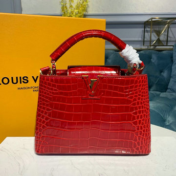 商品名称：ルイヴィトン LOUISVUITTON  057-N93992 2019年最新入荷 カプシーヌ BB トップハンドルバッグ 2way ショルダーバッグ ヴェルニ カーフレザー