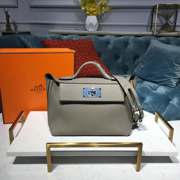 エルメス HERMES 063-HE2424QYH  2019年最新入荷 トップハンドルバッグ トートバッグ 2way ショルダーバッグ レディースかばん