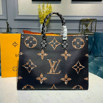ルイヴィトン LOUISVUITTON  057-M44674 2019年最新入荷 オンザゴー GM ハンドバッグ トートバッグ ママバッグ ショッピングバッグ モノグラムリバース キャンバス