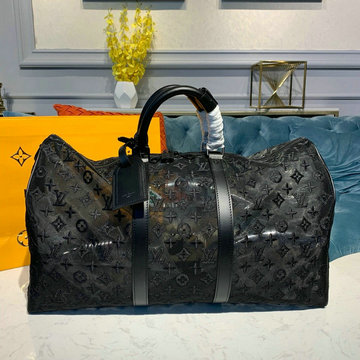 商品名称：ルイヴィトン LOUISVUITTON  057-M53971 2019年最新入荷 キーポル バンドリエール 50 トラベルバッグ ボストンバッグ 旅行かばん メッシュ