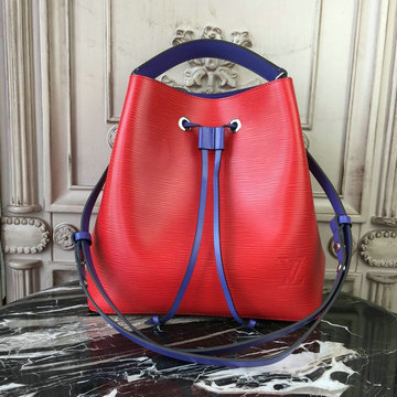 商品名称：ルイヴィトン LOUISVUITTON  057-M54365  2019年最新入荷 ネオノエ バケットバッグ ショルダーバッグ トートバッグ エピレザー コクリコ