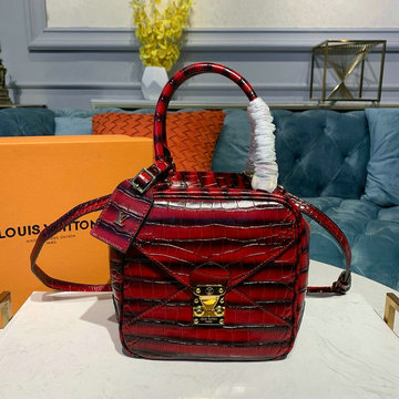 商品名称：ルイヴィトン LOUISVUITTON  057-M55334R 2019年最新入荷 スクエアー ハンドバッグ トートバッグ 斜め掛け ショルダーバッグ カーフレザー