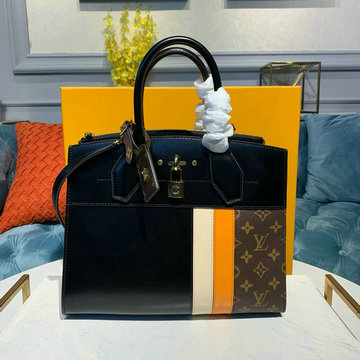 商品名称：ルイヴィトン LOUISVUITTON  057-M55433 2019年最新入荷 シティ スティーマー MM トップハンドルバッグ トートバッグ 2way ショルダーバッグ カーフレザー