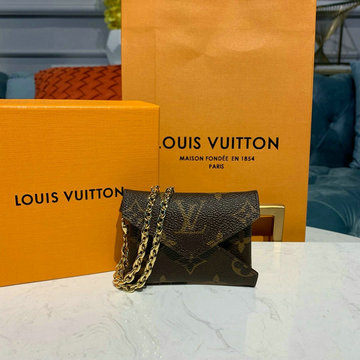 商品名称：ルイヴィトン LOUISVUITTON  057-M60285 2019年最新入荷 キリガミ ネックレス チェーンウォレット カードケース 名刺入れ モノグラムキャンパス