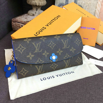 ルイヴィトン LOUISVUITTON  057-M63895 2019年最新入荷 ポルトフォイユ エミリー 二つ折り長財布 ロングウォレット モノグラムキャンパス カードケース 小銭入れ